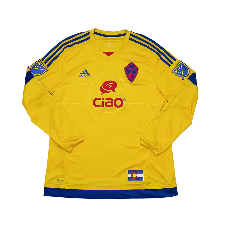 2016/17 Colorado Rapids #18 *Player Issue* Langarm Auswärtstrikot (XL) Adidas