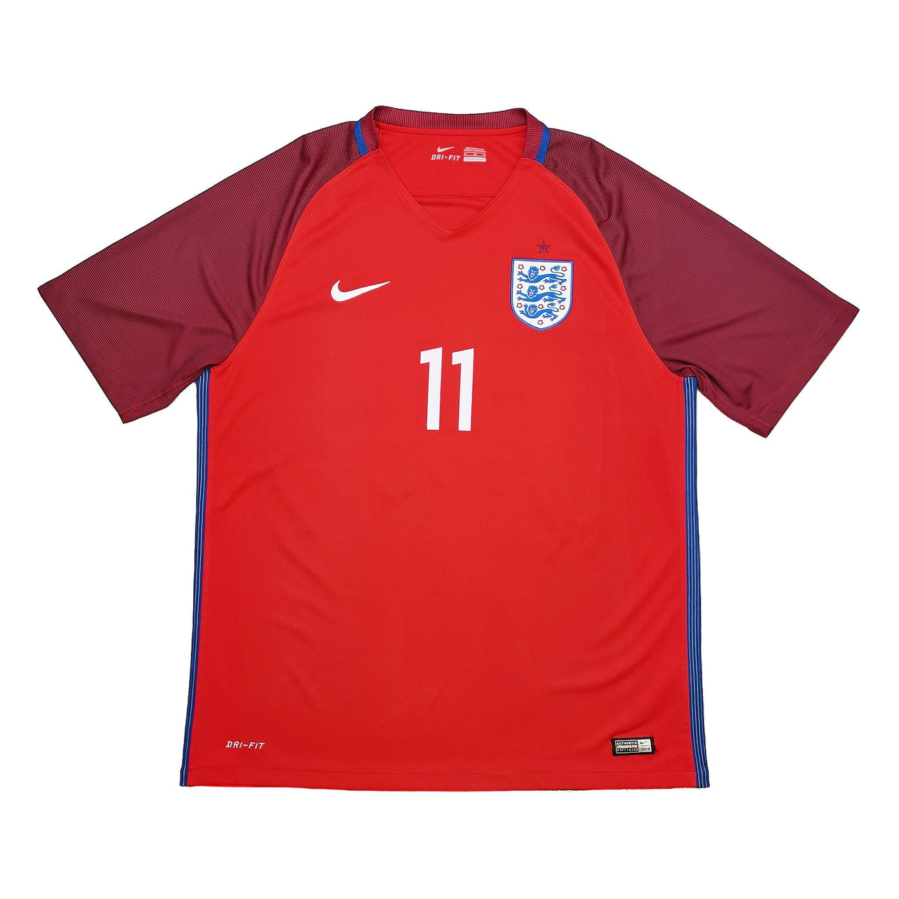 2016/17 ENGLAND VARDY #11 AWAY SHIRT (XL) NIKE