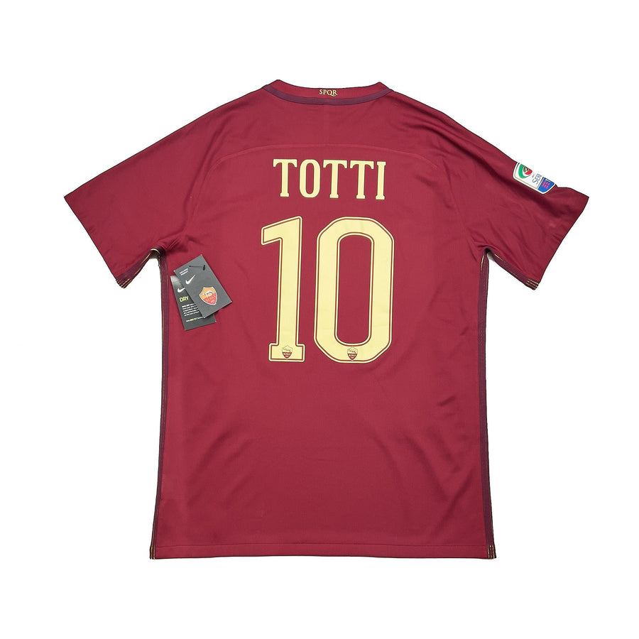 2016/17 Roma Totti #10 *Neu mit Etikett* Sondertrikot Heim (XL) Nike