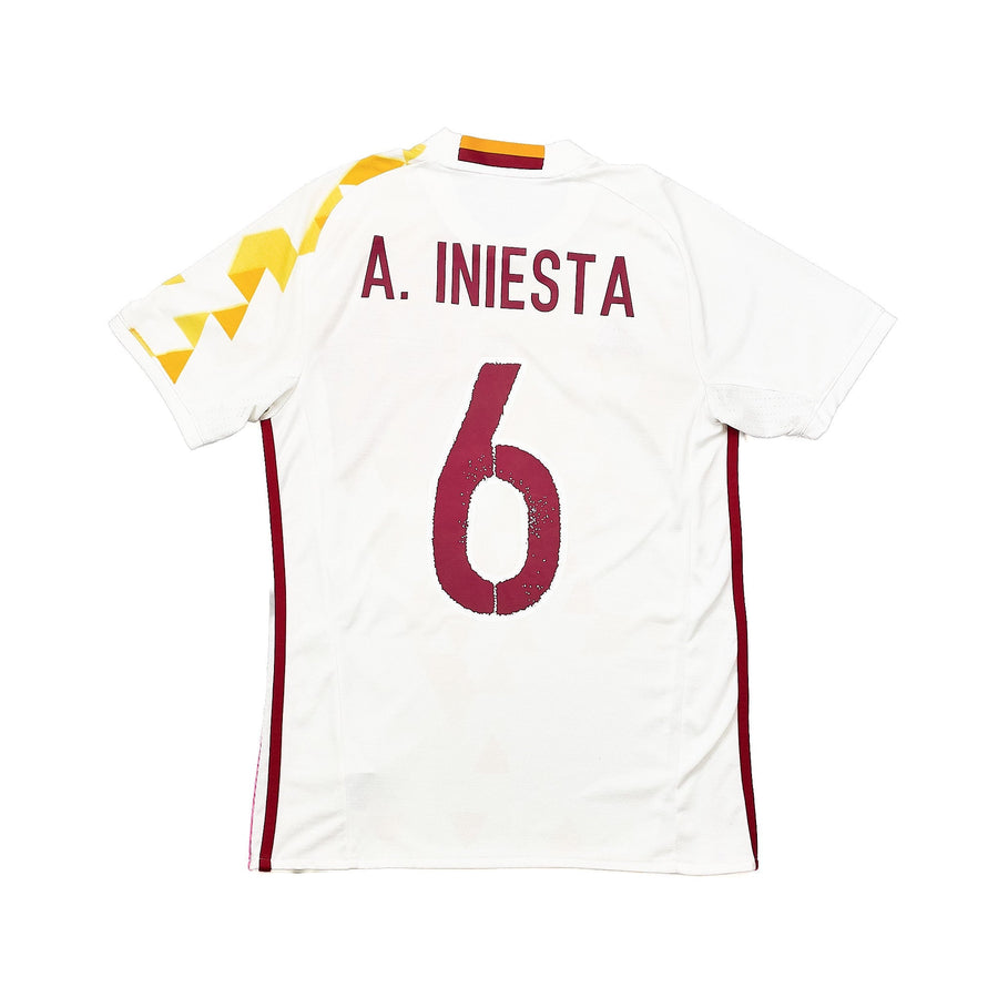 2016/17 Spanien A.Iniesta #6 Heimtrikot (S) Adidas