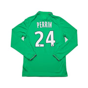 2016/17 St Etienne Perrin #24 Langarm Heimtrikot (L) Le Coq Sportif
