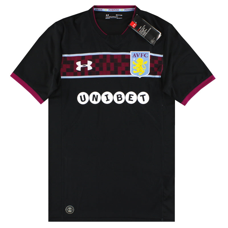 2017-18 Aston Villa Under Armour Auswärtstrikot *m/Etikett* S