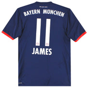 2017-18 FC Bayern München adidas Auswärtstrikot James #11 S