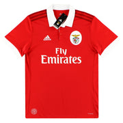 2017-18 Benfica adidas Heimtrikot *Neu mit Etikett* S