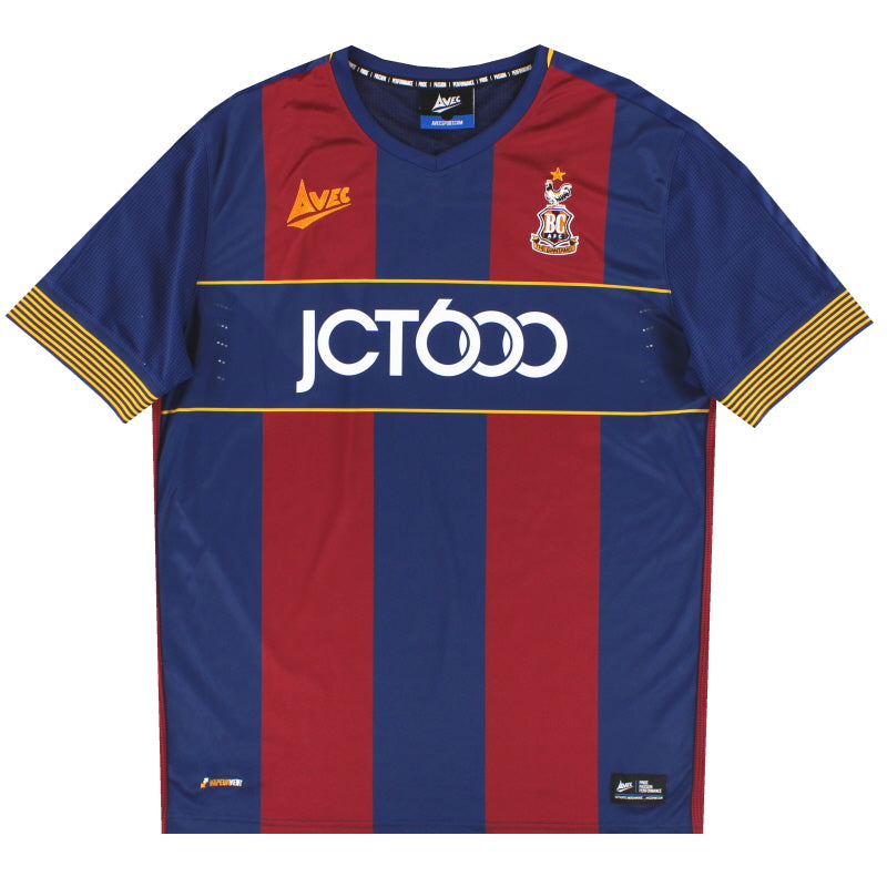 2017-18 Bradford City Avec Auswärtstrikot *Neuwertig* L