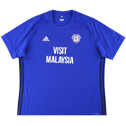 2017-18 Cardiff City adidas Heimtrikot XXL