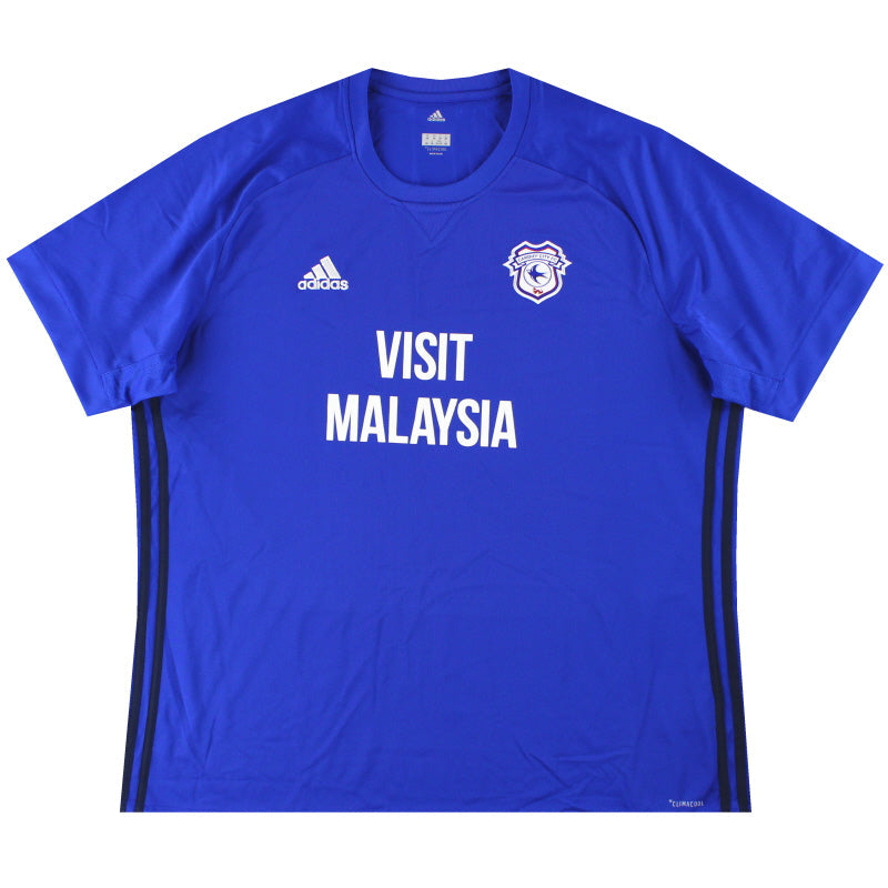2017-18 Cardiff City adidas Heimtrikot XXL