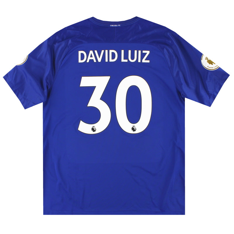 2017-18 Chelsea Nike Heimtrikot David Luiz #30 *Neuwertig* XXL