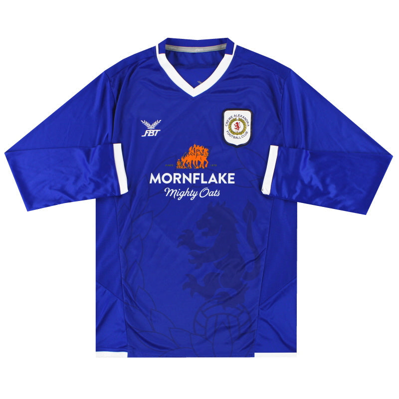 2017-18 Crewe Alexandra Auswärtstrikot Langarm *Neuwertig*