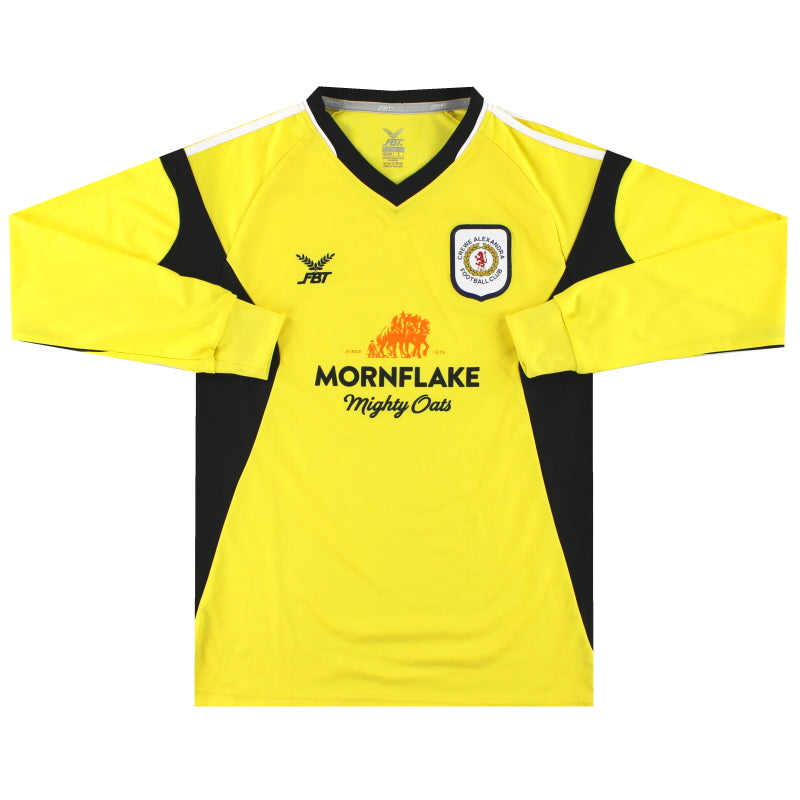2017-18 Crewe Alexandra Torwarttrikot Langarm *Neuwertig* S