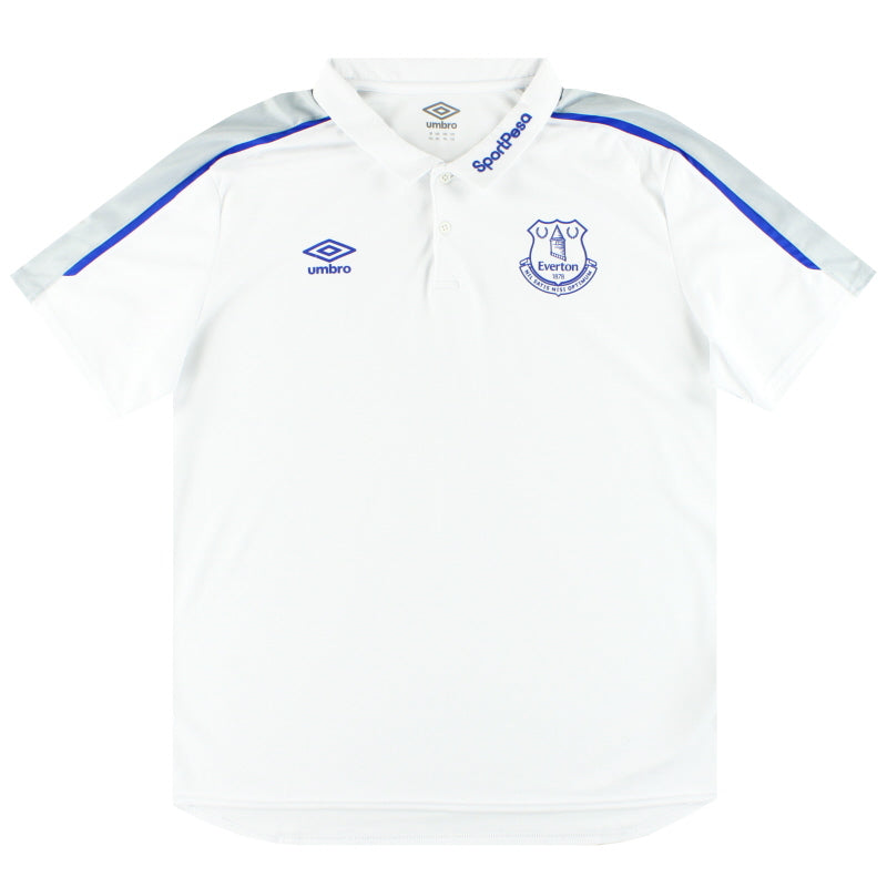 2017-18 Everton Umbro Poloshirt XXL