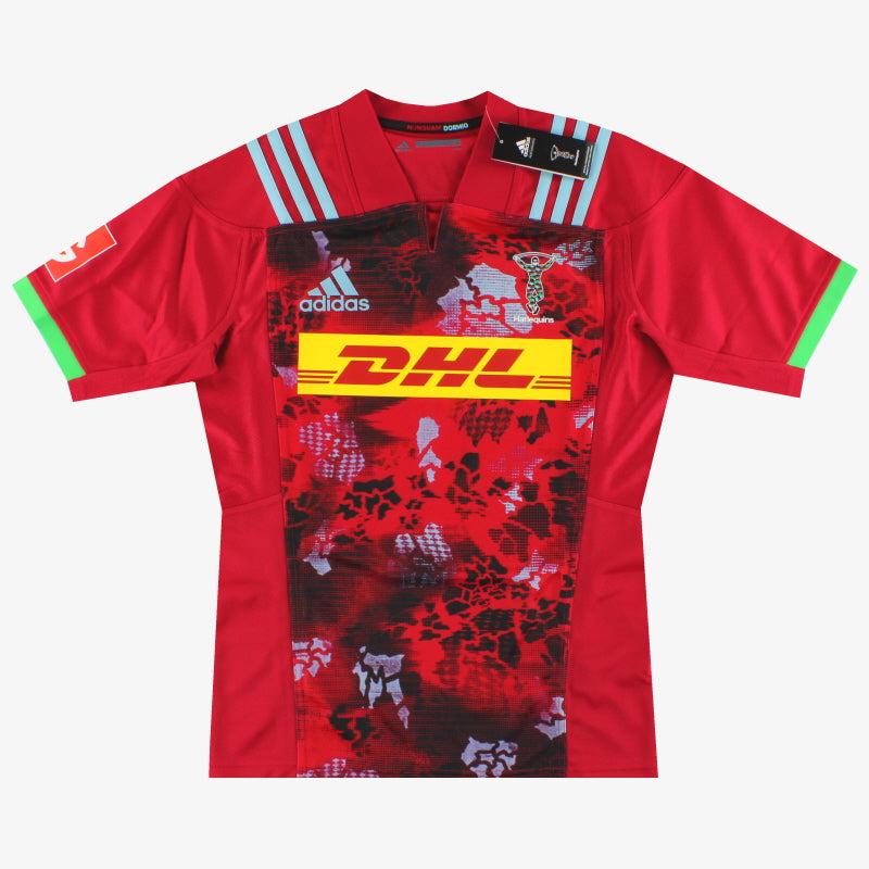 2017-18 Harlequins adidas Auswärtstrikot *Neu mit Etikett* L