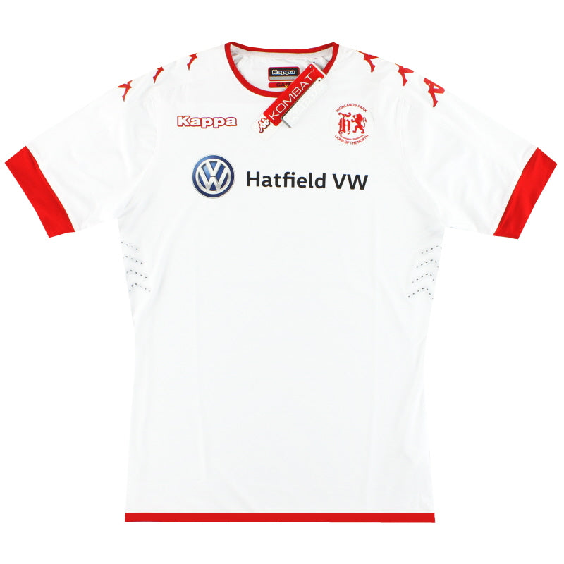 2017-18 Highlands Park FC Kappa Kombat Auswärtstrikot *m. Etiketten* XL