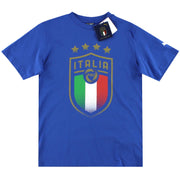 2017-18 Italien Puma Grafik-T-Shirt *m. Etiketten* XL.Jungen