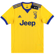 2017-18 Juventus adidas Auswärtstrikot *m. Etiketten* S