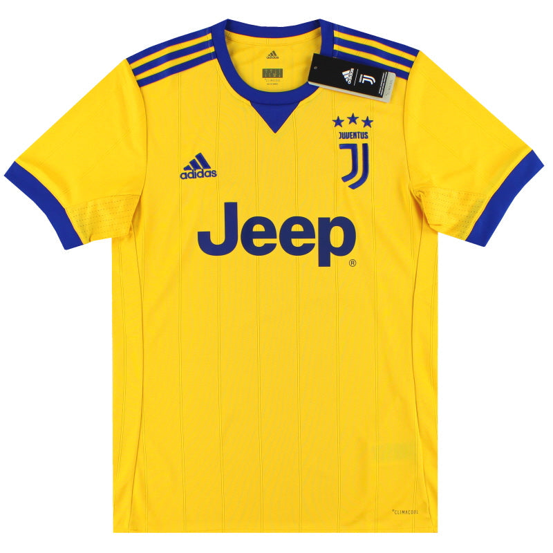 2017-18 Juventus adidas Auswärtstrikot *m. Etiketten* S