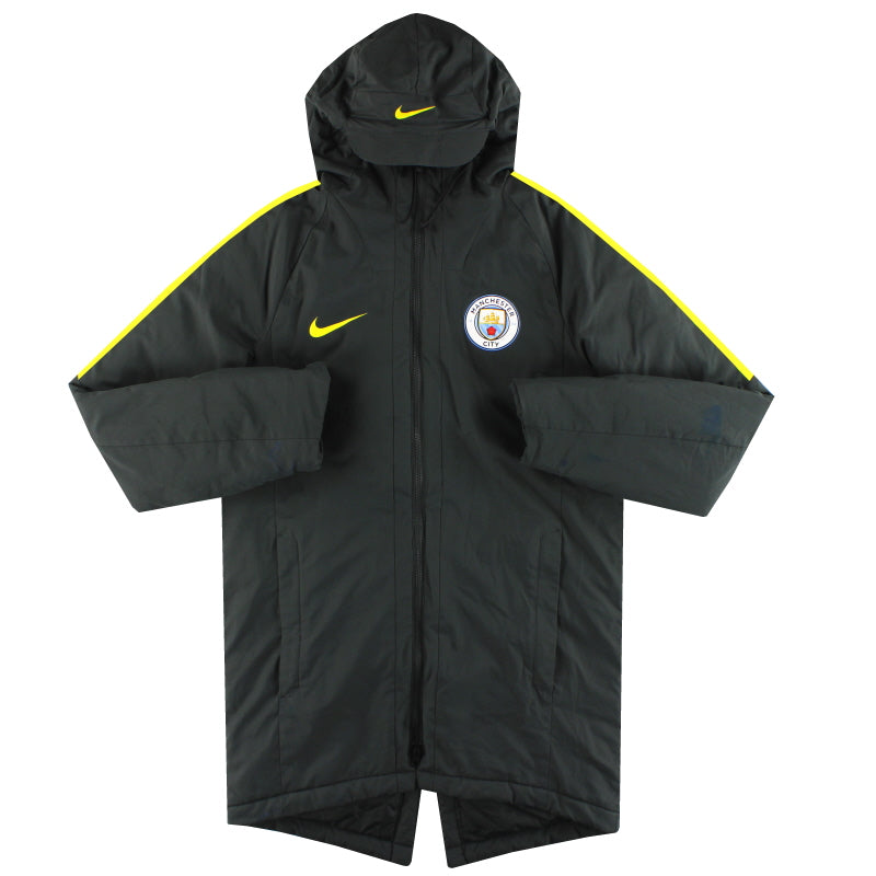 2017-18 Manchester City Nike Player Issue Gepolsterter Bench Coat S