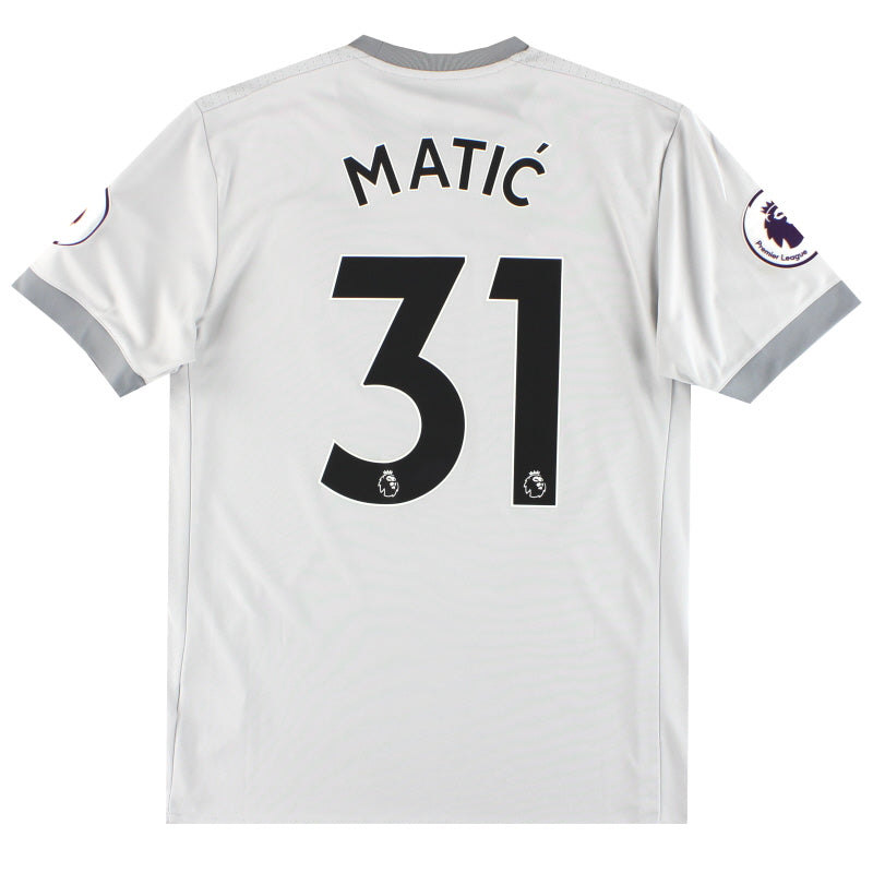 2017-18 Manchester United adidas Auswärtstrikot Matic #31 *Neuwertig* M