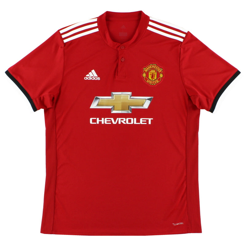 2017-18 Manchester United adidas Heimtrikot *Neuwertig* M