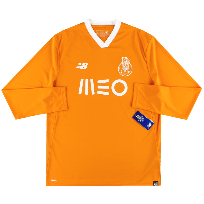 2017-18 Porto New Balance Auswärtstrikot Langarm *NEU MIT ETIKETTEN*