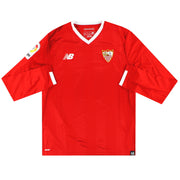 2017-18 Sevilla New Balance Auswärtstrikot Langarm M