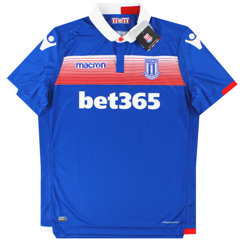 2017-18 Stoke City Macron Auswärtstrikot *BNIB* XXL