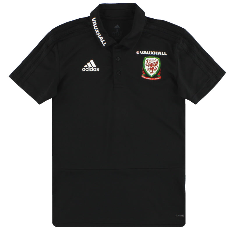 2017-18 Wales adidas Player Issue Polohemd *Neuwertig* S