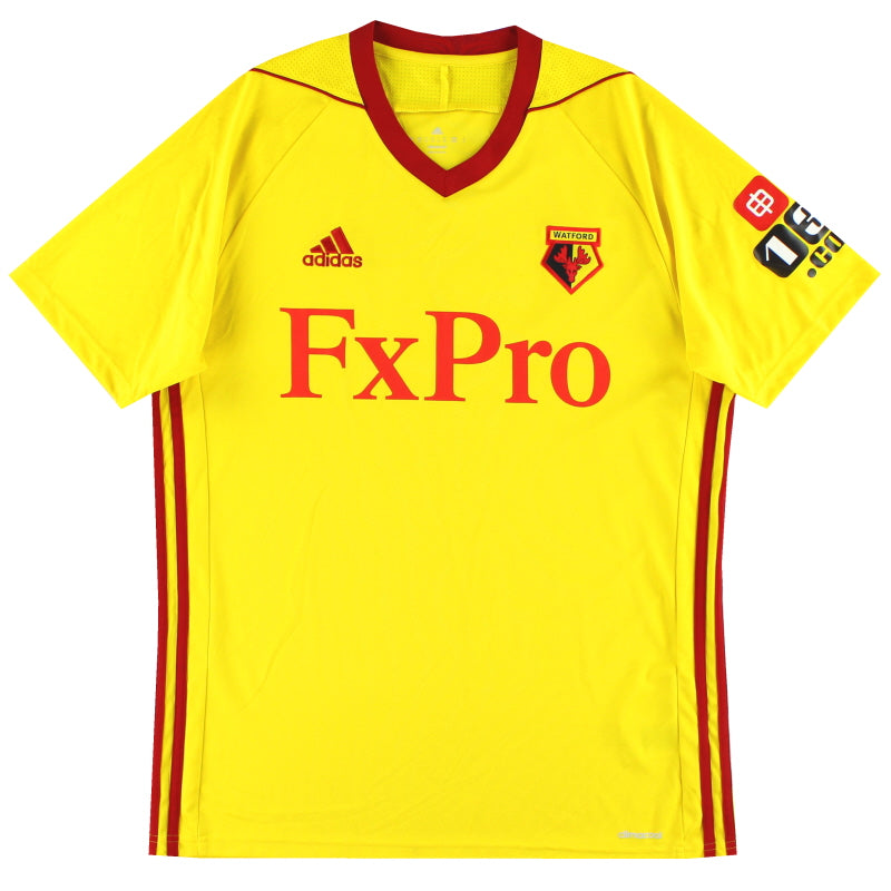 2017-18 Watford adidas Heimtrikot M