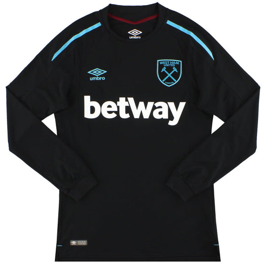2017-18 West Ham Umbro Away Shirt L/S *Mint*