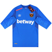 2017-18 West Ham Umbro Torwarttrikot *m. Etikett* S