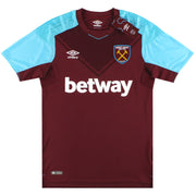 2017-18 West Ham Umbro Heimtrikot *m. Etiketten* L