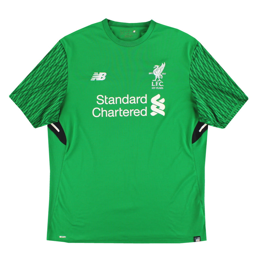 2017-18 Liverpool New Balance '125 Jahre' Torwarttrikot XL