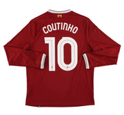 2017-18 Liverpool New Balance '125 Years' Home Shirt Coutinho #10 L/S