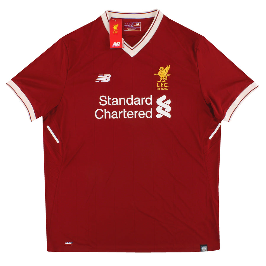 2017-18 Liverpool New Balance "125 Jahre" Heimtrikot *mit Etiketten* XL