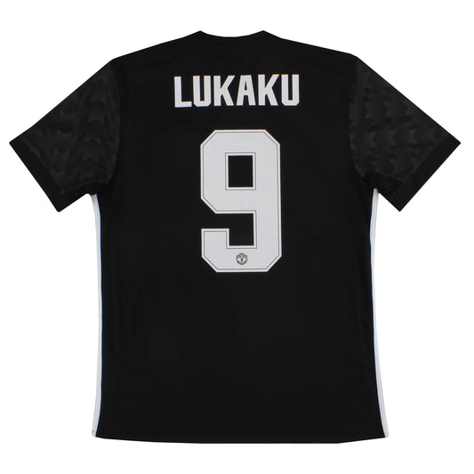 2017-18 Manchester United adidas Away Shirt Lukaku #9 M