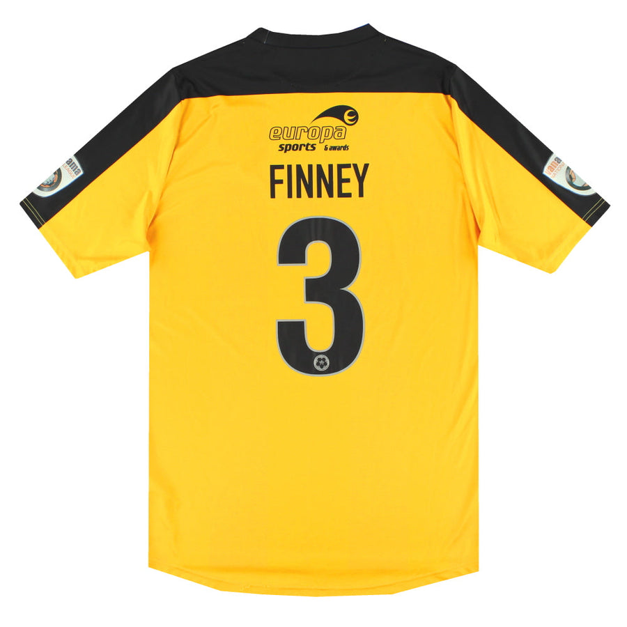2017-19 Maidstone United Macron Match Issue Heimtrikot Finney #3 XL