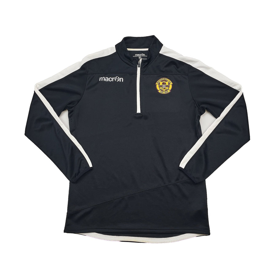 2017/18 Motherwell 1/4 Zip Trainingsoberteil (XL) Macron