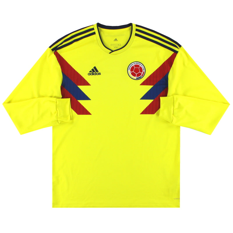 2018-19 Kolumbien adidas Heimtrikot Langarm *Neuwertig* S