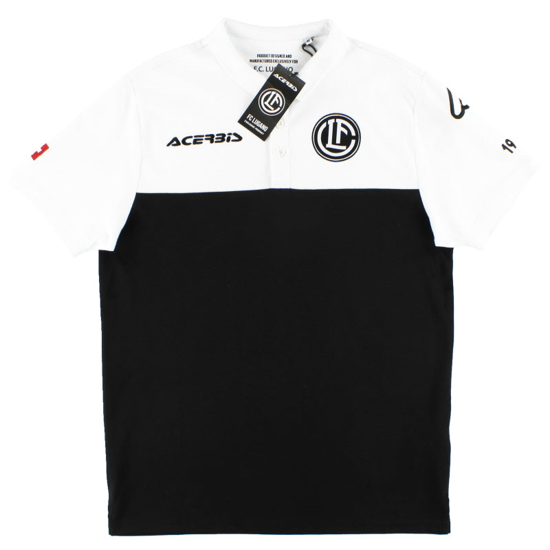 2018-19 FC Lugano Acerbis Polo-Shirt *NEU & OVP* 2XS
