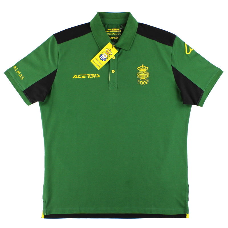 2018-19 Las Palmas Acerbis Polo-Shirt *NEU MIT ETIKETT* XXS