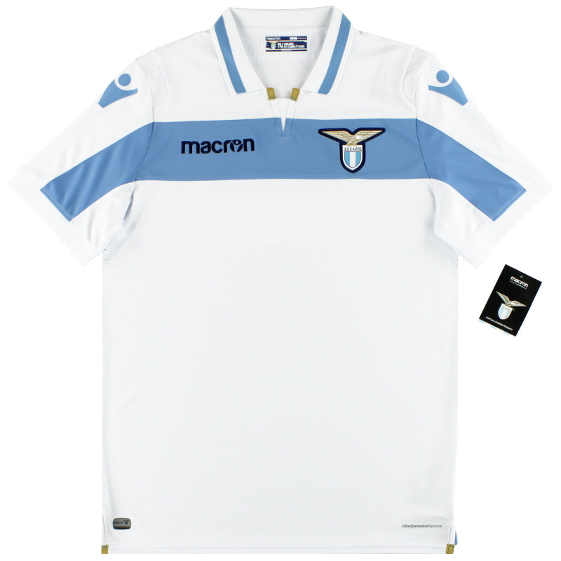2018-19 Lazio Macron Auswärtstrikot *m. Etiketten* M