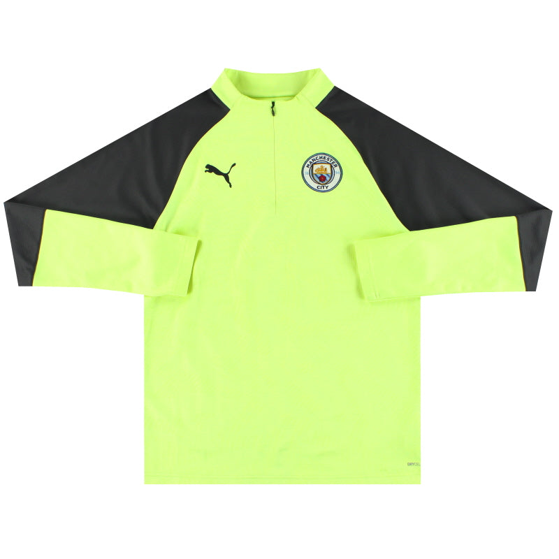 2019-20 Manchester City Puma 1/4 Zip Trainings-Top M