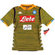 2018-19 Napoli Kappa Kombat Torwarttrikot *BNIB* M