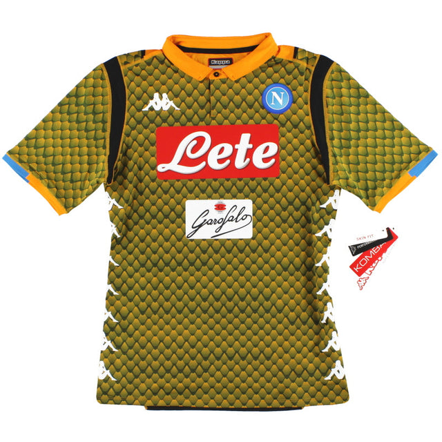 2018-19 Napoli Kappa Kombat Goalkeeper Shirt *BNIB* M