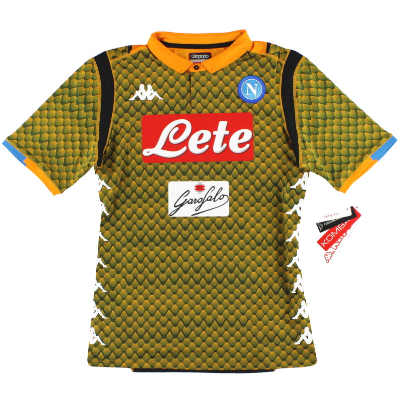 2018-19 Napoli Kappa Kombat Torwarttrikot *BNIB* M