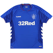 2018-19 Rangers Hummel Heimtrikot XL