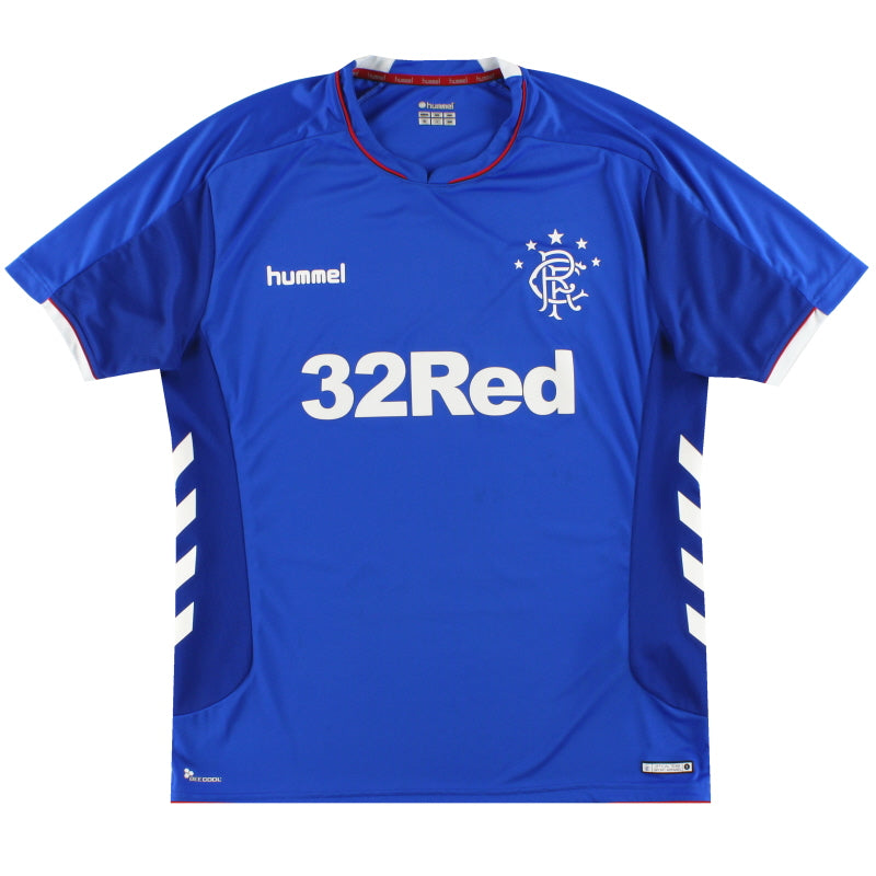 2018-19 Rangers Hummel Heimtrikot XL
