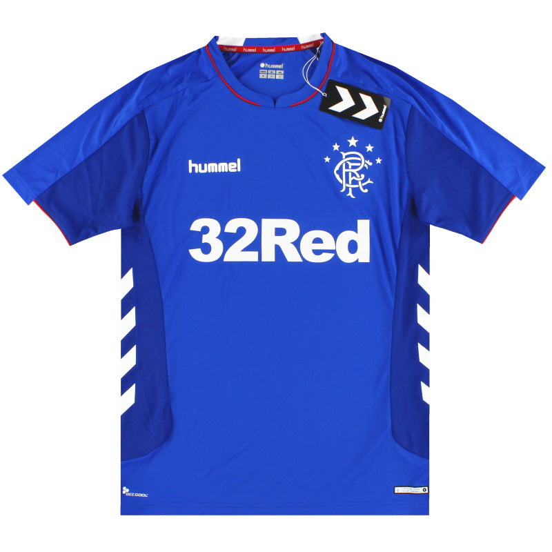 2018-19 Rangers Hummel Heimtrikot *m/Etiketten* M