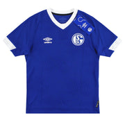 2018-19 Schalke Umbro Heimtrikot *m.Etiketten* K.Gr.M