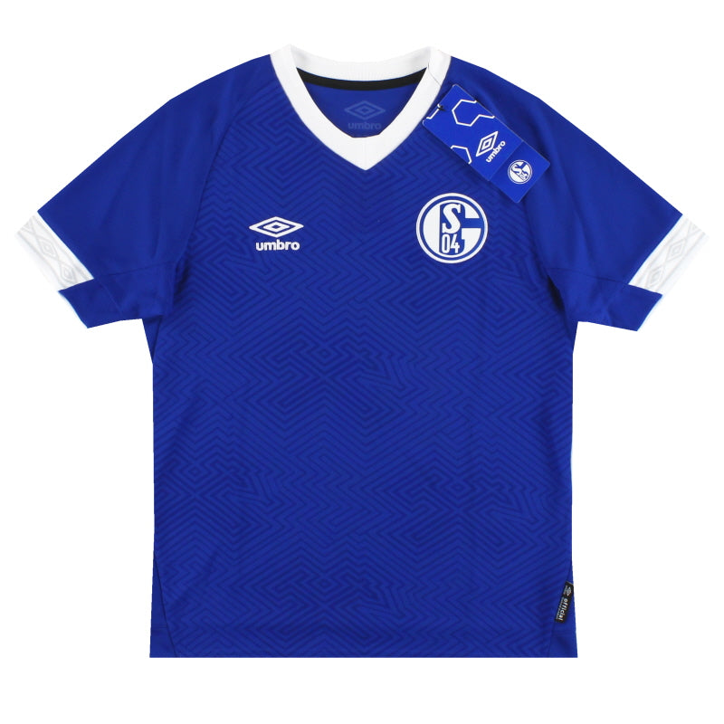 2018-19 Schalke Umbro Heimtrikot *m.Etiketten* K.Gr.M